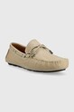 Guess mocasini din piele intoarsa GALLARATE II FM6GAL.SUE14.SAND bej SS23