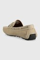 Încălțăminte Guess mocasini din piele intoarsa GALLARATE II FM6GAL.SUE14.SAND bej