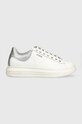 Guess sneakersy VIBO imitacja skóry licowej biały FM6VIB.LEA12.WHISI