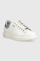 Guess sneakersy VIBO FM6VIB.LEA12.WHISI biały SS23