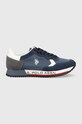 U.S. Polo Assn. sneakersy CLEEF skóra zamszowa granatowy CLEEF001M.3NS2