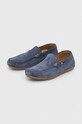 Semišové mokasíny U.S. Polo Assn. RIVER RIVER002M.3S1 námořnická modř SS23