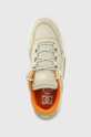 beige DC sneakers in pelle