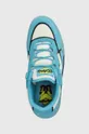 μπλε Δερμάτινα αθλητικά παπούτσια DC