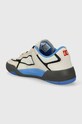 Obuwie DC sneakersy skórzane Metric ADYS100742 szary