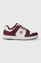 DC sneakers sintetic burgundia ADYS100769