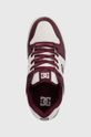 DC sneakers burgundia ADYS100769
