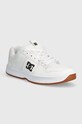 DC sneakersy Lynx skóra zamszowa biały ADYS100615