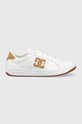 DC sneakers piele acoperită alb ADYS100774