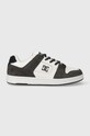 DC sneakersy Manteca imitacja skóry licowej szary ADYS100766