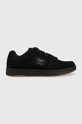 Sneakers boty DC Manteca semišová kůže černá ADYS100765
