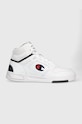 Champion sneakers in pelle Mid Cut Shoe Z80 pelle fiore bianco S22095