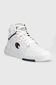 Champion sneakers din piele Mid Cut Shoe Z80 S22095 alb SS23