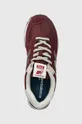 maroon New Balance sneakers ML574EVM