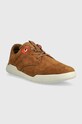 Caterpillar sneakersy zamszowe HEx STAT P111167 brązowy SS23
