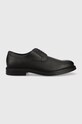 BOSS scarpe in pelle Saul pelle fiore nero 50492778.001