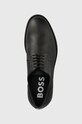 BOSS scarpe in pelle Saul nero 50492778.001