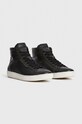 AllSaints trampki skórzane MILES MZ087V czarny SS23