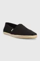 Toms espadrilles Alpargata Rope fekete