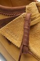Obuća Mokasinke od brušene kože Clarks Wallabee 26170536 smeđa