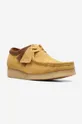 brown Clarks suede loafers Wallabee