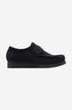 Μοκασίνια σουέτ Clarks Clarks Originals Wallabee Loafer 26172503 casual μαύρο 26172503