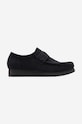 Semišové mokasíny Clarks Originals Wallabee Loafer casual čierna 26172503