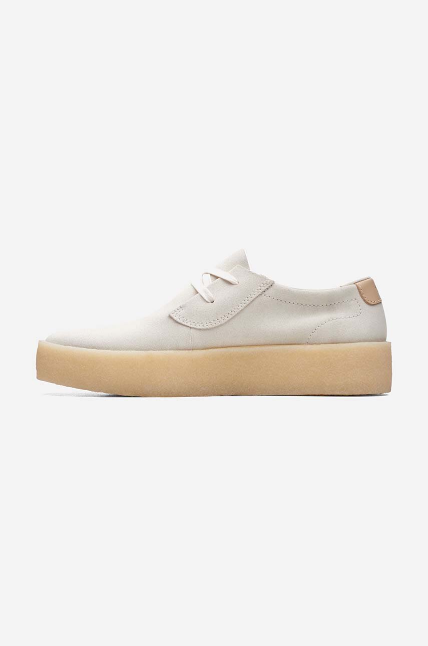 Clarks Originals sneakers din piele întoarsă Ashcott Cup  Gamba: Piele intoarsa Interiorul: Material textil, Piele naturala Talpa: Material sintetic