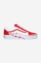 Vans tenisówki VN0009Q56RT Old Skool Bolt skóra zamszowa czerwony VN0009Q56RT