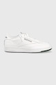 Reebok Classic sneakers din piele CLUB C 85 mic de statură alb FZ6014