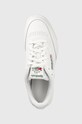 Reebok Classic sneakers din piele CLUB C 85 alb FZ6014
