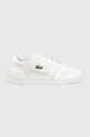 biały Lacoste sneakersy T-Clip Leather Trainers Męski