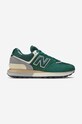 New Balance sneakers U574LGNW faux grain leather green U574LGNW