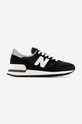 New Balance sneakersy M990BK1 tekstylny czarny M990BK1