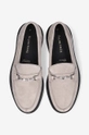 szary Filling Pieces mokasyny zamszowe Loafer Suede