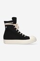 Rick Owens trampki czarny DU01C6800.DQES1.BLACK