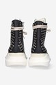 Rick Owens scarpe da ginnastica in pelle DU01C6840.VLES2.BLACK