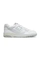 bianco New Balance sneakers in pelle 550 White Grey Uomo