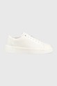 Шкіряні кросівки Calvin Klein LOW TOP LACE UP LTH Planet friendly білий HM0HM00930