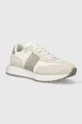 beżowy Calvin Klein sneakersy LOW TOP LACE UP MIX Męski