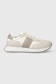 Calvin Klein sneakers LOW TOP LACE UP MIX HM0HM00497 bej SS24