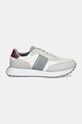 Tenisky Calvin Klein LOW TOP LACE UP MIX HM0HM00497 šedá SS24