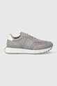 Tenisky Calvin Klein LOW TOP LACE UP MIX HM0HM00497 šedá SS24