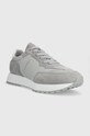 Calvin Klein sneakersy LOW TOP LACE UP MIX HM0HM00497 szary SS24