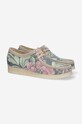 Σουέτ κλειστά παπούτσια Clarks Wallabee 26169734 πολύχρωμο SS23