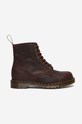 Shoes Dr. Martens leather biker boots 1460 Pascal Waxed 30670294 brown