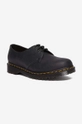 black Dr. Martens leather shoes 1461 Waxed Men’s