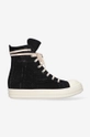 black Rick Owens trainers Denim Men’s