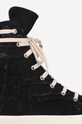 Rick Owens trampki Denim DU01C6807.SLASH czarny SS23