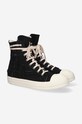 Obuwie Rick Owens trampki Denim DU01C6807.SLASH czarny
